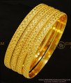 BNG316 - 2.10 Size Beautiful Gold Finish Casual Daily Wear Gold Bangle Designs Artificial Bangles for Girls