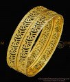BNG317 - 2.4 Size Latest Kerala Gold Bangle Design Guarantee 1 Gram Gold Bangles Buy Online