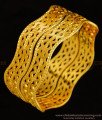 BNG329 - 2.4 Size Unique Curved Bangles Solid Antique Color Designer Bangle for Ladies