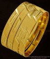 BNG351 - 2.6 Size Grand Look Bridal Wear New Model Gold Bangles Design Broad Bangles Set 