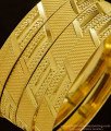 BNG351 - 2.6 Size Grand Look Bridal Wear New Model Gold Bangles Design Broad Bangles Set 