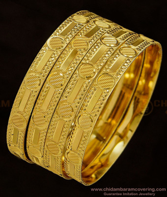 BNG352 - 2.10 Size Bridal Wear Indian Wedding Bangles Set 4 Pieces Imitation Jewellery  