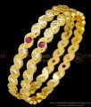 BNG369 - 2.4 Size Panchaloha Bangles Stunning Gold First Quality Ad Stone Five Metal Impon Bangles Online