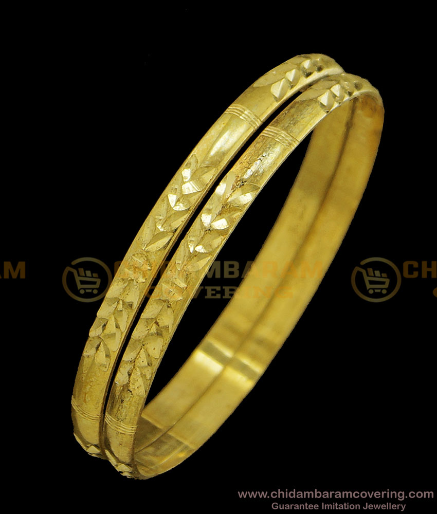 BNG384 - 2.4 Size Original Impon Bangles Daily Wear Natural Colour Panchalog Bangles for Women
