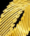 BNG403 - 2.6 Size New Pattern Forming Gold Designer Guarantee Single Kada Bangle for Wedding