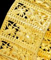BNG404 -2.6 Size Unique 1 Gram Forming Gold Flower Design Screw Kada Bangle Online