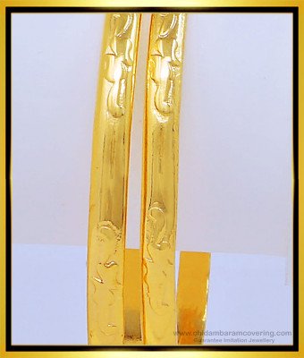 BNG417 - 2.6 Size Trendy One Gram Gold Daily Use Impon Bangles Buy Online Shopping 