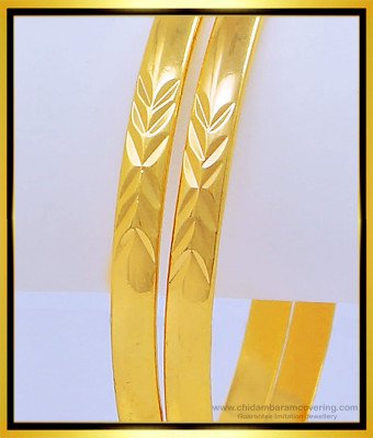 BNG419 - 2.8 Size Traditional Impon Gold Bangles Design Buy Indian Imitation Jewellery Online 