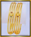 BNG426 - 2.8 Size New Model 3 Line Kambi Valayal Enamel Bangles Design Online