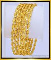 BNG439 - 2.6 Size Latest Twisted Gold Bangles Design Imitation 6 Pieces Bangles Set Online