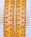 BNG450 - 2.8 Size New Model 1 Gram Gold Ruby Stone Bangles Gold Design Bridal Wear Bangles Online