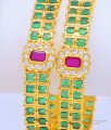 BNG451 - 2.6 Size Beautiful Latest Gold Bangles Design Original Kemp Stone Bangles Kal Valayal Buy Online