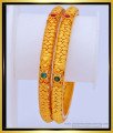 BNG452 -2.6 Size Premium Quality Matte Finish Temple Bangles Set for Ladies