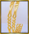BNG455 - 2.6 Size New Pattern Real Gold Design One Gram Gold Guarantee Strong Bangles Online