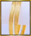 BNG458 - 2.4 Unique Glitter Design Pure Gold Plated Daily Wear Low Price Bangles Online 