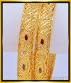 BNG459 - 2.8 Size One Gram Gold Guaranteed Gold Bangles Design Buy Online 