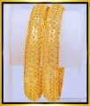 BNG460 - 2.6 Size One Gram Gold Bridal Wear Gold Look Bangles Designs Buy Online