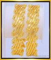 BNG462 - 2.4 Size Real Gold Model Bamboo Design Bangles Guaranteed Gold Plated Jewellery Online