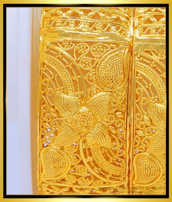 BNG465 - 2.10 Size Indian Bridal Gold Look Designer Kada Bangle Design Buy Online Shopping
