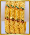 BNG476 - 2.8 Size Gold Design First Quality Gold Forming Enamel Heavy Bangles Set Of 4 Bangles  