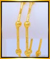 BNG478 - 2.10 Size New Design Octagonal Shape Daily Use Gold Ball Kambi Bangles 