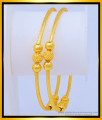 BNG479 - 2.6 Size Buy South Indian Gold Bangles Design Thin Bangles for Daily Use 