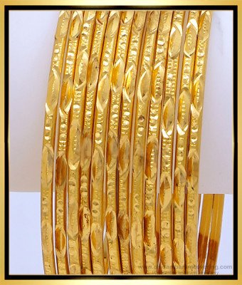 BNG486 - 2.6 Size Traditional Gold Bangles Design Buy Indian Wedding Bangles Set Online  