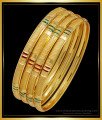 BNG493 - 2.8 Size Buy Light Weight Daily Wear Enamel Bangles Set for Women