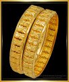 BNG497 - 2.8 Size South Indian Gold Pattern Bangles Indian Wedding Bangles Buy Online