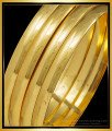 BNG501 - 2.8 Size Gold Design Plain Bangles Design One Gram Gold Jewellery Online