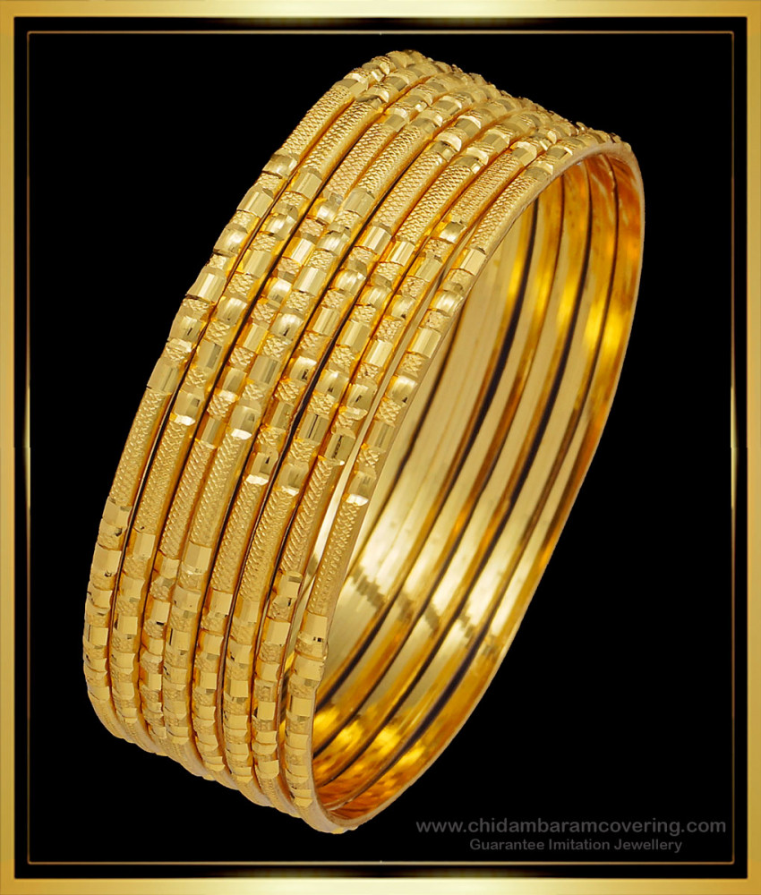 BNG502 - 2.4 Size Trendy Matt Finish Daily Wear Thin Bangles Set Of 8 Bangles for Women