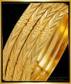 BNG503 - 2.6 Size South Indian Gold Pattern Bangles Design Imitation Jewellery Online