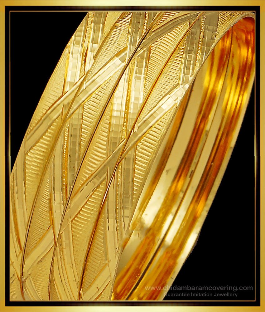 BNG507 - 2.6 Size Indian Wedding Bangles Set Gold Bangles Design Best Price Online
