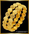 BNG509 - 2.6 Size Beautiful Party Wear Gold Pattern 1 Gram Gold Bangles Set Best Price Buy Online