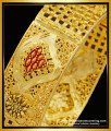 BNG526 - 2.6 Size Forming Gold Jewellery Real Gold Look Kada Bangle Design  