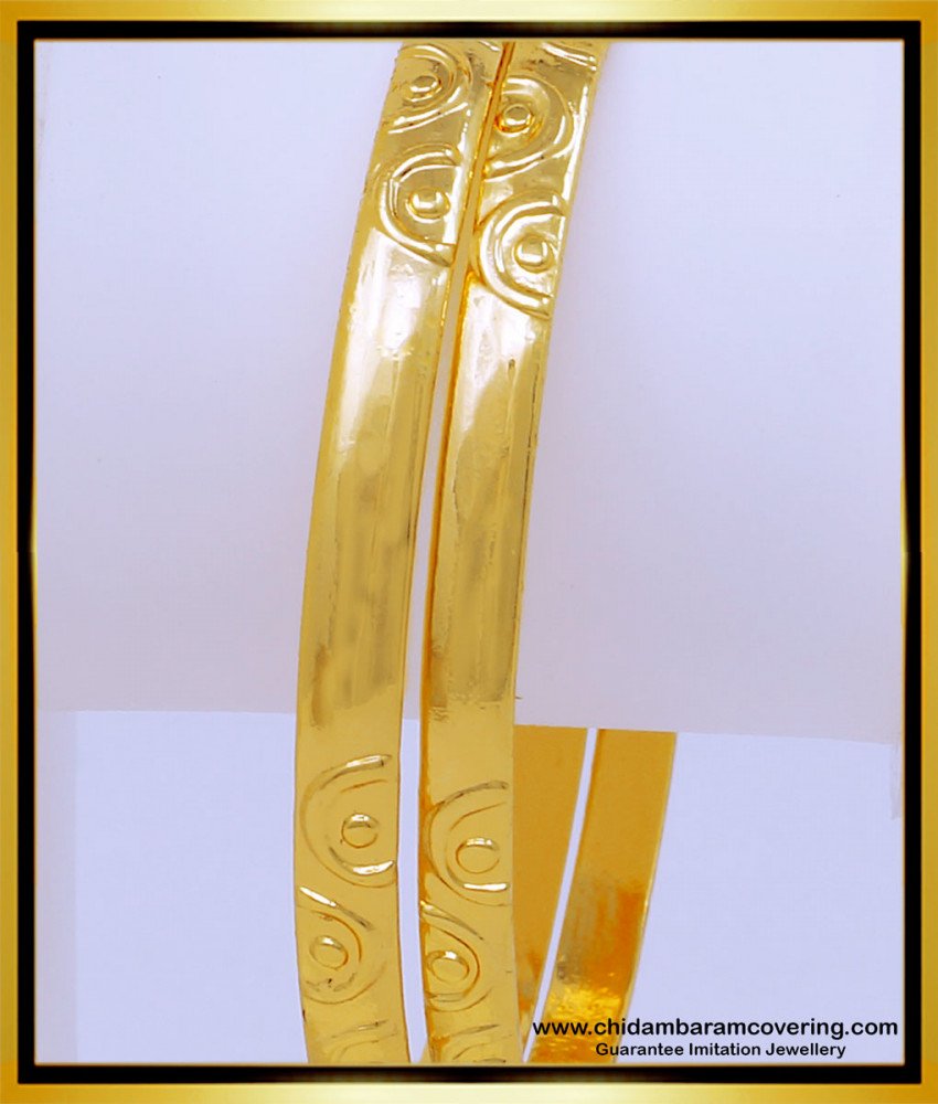 BNG531 - 2.8 Size Original Impon Jewellery Latest Daily Use Bangles Design for Women
