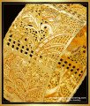 BNG542 -2.4 Size Indian Wedding Bangles 1 Gram Gold Single Kada Designer Broad Bangle Designs