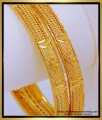 BNG563 - 2.4 Size Traditional South Indian Jewellery Light Weight 1 Gram Gold Bangles for Ladies 