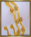 BNG575 - 2.10 Size New Model One Gram Gold Ruby Emerald Stone Bangles Design for Women 