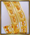 BNG579 - 2.4 Size New Gold Model Bangles Collection Flower Design 1 Gram Gold Bangles Buy Online