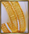 BNG585 - 2.4 Size Latest Bridal Wear Gold Bangles Design 1 Gram Gold Bangles Online