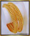 BNG586 - 2.4 Size Excellent Quality Traditional Gold Bangles Design Wedding Bangles Collection Online
