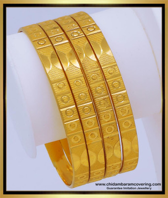 BNG629 - 2.4 Size Latest Bangles Design Gold Plated Imitation Bangles Buy Online