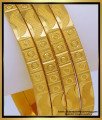 BNG634 - 2.4 Size Latest Light Weight Gold Bangles Designs with Price Online