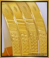 BNG635 - 2.10 Size Traditional Gold Look South Indian Bridal Bangles Set