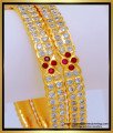 BNG649 - 2.6 Gold Plated Impon Artificial Stone Bangles 