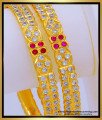 BNG651 - 2.6 Gold Plated Jewellery Impon Bangles with Stone Buy Online