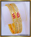 BNG652 - 2.6 Attractive Impon Jewellery Stone Bangles for Women 
