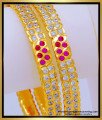 BNG652 - 2.6 Attractive Impon Jewellery Stone Bangles for Women 