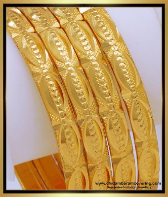 BNG654 - 2.6 Size Gold Plated Bangles for Daily Use Buy Online 